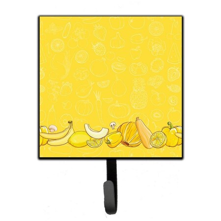 Carolines Treasures Fruits and Vegetables in Yellow Leash or Key Holder BB5134SH4